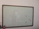 惠鑫钢化玻璃白板办公家用培训教学黑板投影超白哑光白板搪瓷树脂珐琅板墙手写字板涂鸦展板会议室专用 60*90CM 实拍图