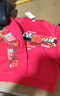 361°新年儿童卫衣男童(3-14岁)加厚保暖国潮套头卫衣 红150 实拍图
