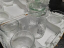 乐唯诗 锤纹玻璃水杯套装白开水杯家用大容量玻璃水具套装 锤纹玻璃杯*6 实拍图