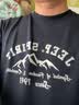 JEEP SPIRIT卫衣男春秋新品男士大码纯色长袖圆领T恤运动休闲时尚棉质 春秋款 深蓝 6529 M （建议90-100斤） 实拍图