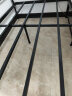 劲豹铁艺床1.5米铁架床 欧式铁床双人床金属 现代简约出租房宿舍床架 黑色排骨架-质量升级 1500*2000 实拍图