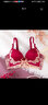浪莎红色内衣女文胸本命年加厚杯小胸大胸结婚属马年宫廷风骐骥胸罩套 实拍图