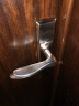 固特（GUTE）换锁请看此款室内卧室房不锈钢厕所门锁可调节家用实木门锁具把手 整套C款（ 侧板长138#) 双舌 适合门厚35-45  通用型 实拍图