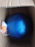 蒙拓嘉实心球中考专用专业训练球2kg全国中小学比赛投掷防滑2公斤充气球 蓝色 实拍图