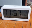 得力（deli）电子闹钟学生智能夜光电子时钟床头钟室内温湿度显示时间管理器 中号少女粉-起床神器 实拍图