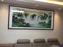 风水怡情旭日东升国画山水画手绘客厅装饰画沙发背景墙办公室挂画靠山字画 旭日东升A 实木画框 125*63cm【升级版】 实拍图