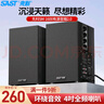 先科（SAST）SM-1600有源音箱2.0多媒体电脑电视音响木质重低音大功率家庭客厅KTV影音对箱 实拍图