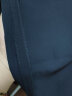 欧莎（OSA）【口碑神裤】高腰窄版OL职业烟管西装裤女夏季九分直筒休闲裤 藏蓝色A XL 实拍图