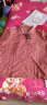安贞雪宽松加大码母亲节礼物妈妈装夏装短袖衬衫套装奶奶装薄衬衣LL1906 红色两件套装 5XL建议170-185斤 实拍图