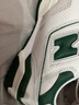 NEW BALANCE  NB550 官方板鞋男鞋女鞋情侣复古低帮百搭潮鞋休闲运动鞋 白色/浅灰/墨绿 BB550WT1 36 (脚长22cm) 实拍图
