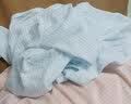 小三月冰丝莫代尔婴儿连体衣夏季薄款长袖空调服睡衣新生儿外出哈衣夏装 L5莫代尔蓝色 80cm 建议13-18斤 实拍图