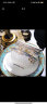 红牡丹骨瓷餐具套装陶瓷碗碟套装家用北欧碗筷碗具景德镇盘子碗整套礼盒 香榭丽舍 10人家宴 60件套 实拍图