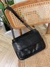 CALWAN KEODH轻奢包包女包邮差包2025新款斜挎包单肩送生日情人节礼物女朋友 黑色-时尚小众品牌通勤百搭 实拍图