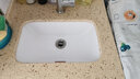狮鹫陶瓷台下盆洗脸盆洗手盆洗面盆台盆方形盆洗手池洗脸池石下洗手盆 方盆16寸（包含下水） 实拍图