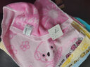 金号（KING SHORE） A类纯棉家用儿童洗脸毛巾全棉幼儿园小毛巾中号柔软吸水不易掉毛 JYT1200红1红1黄+米菲童巾 5条 实拍图