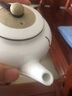 爱饰唯 茶壶陶瓷功夫花茶茶具套装单壶良瓷珍藏金银错工艺撞色饕餮茶壶 小号陶泥手绘茶壶(莲蓬) 实拍图