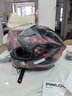 AGV K5S摩托车双镜片头盔机车跑盔男女骑行全盔四季通用安全帽3C PLASMA BLACK GREY/RED XL（适合60-63头围） 实拍图