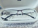 kede眼镜 近视眼镜框男士防蓝光眼镜架可配散光变色眼镜商务半框眼镜 哑咖色（经典款） 镜框+万新1.67防蓝光镜片 实拍图