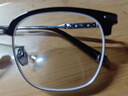 蔡司（ZEISS）近视眼镜片男款散光可配度数防蓝光辐射变色纯钛合金半框理工斯文 黑枪色【YICHAO眼镜架】 配德国蔡司1.60视特耐高清镜片 实拍图