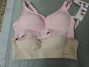 嫚熙哺乳内衣聚拢产后喂奶孕妇专用文胸罩夏季薄款怀孕期女蜜桃粉M码 实拍图
