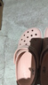 卡骆驰crocs洞洞鞋拖鞋男女同款卡骆班学生鞋轻便耐磨休闲鞋|11016 石英粉-6UR 36 /37(220mm) 实拍图