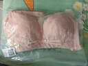 纤诗柔内衣女透气洞洞杯小胸薄款上托聚拢收副乳防下垂蕾丝无钢圈文胸夏 粉红色 80A 实拍图