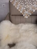 澳尊（AOZUN）保暖皮毛一体单人沙发垫椅芝华士沙发懒人沙发羊毛垫全覆盖椅垫 象牙白 80cm*110cm 单人位 星级1P 实拍图
