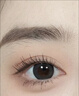 海昌精选美瞳半年抛1片装 星眸系列 彩色隐形眼镜 星空黑 425度 实拍图