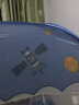 雅鹿坐床蚊帐1.5三开门家用卧室儿童防摔夏季方顶加固加密支架免安装 布鲁斯蓝 1.8*2.0m（加厚烤漆支架） 实拍图