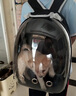 启萌先生猫包外出大号宠物包太空舱猫咪背包便携包猫狗双肩包书包航空箱 气质黑透明太空舱猫包（16斤内） 已商品后面斤数为准 实拍图