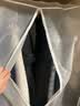 沐家（MUJIA）防尘罩衣服防尘收纳袋 大衣物套可水洗宿舍挂衣罩 50*80*90cm(可容短款15-25件) 半透明 实拍图