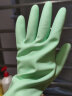 妙洁清洁家务橡胶手套 防水防滑皮厨房洗碗洗衣 中号 4双（灵巧型） 实拍图