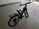 凤凰（Phoenix）新国标电动自行车锂电池助力车山地自行车男女士单车成人电瓶车 699破风轮21速黑红-6AH续航18km 实拍图