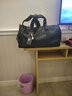 墨一 手提旅行包男士短途出差行李收纳包运动健身包干湿分离大容量 黑色大号 实拍图