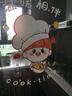 彩语（chocolor）彩语三餐四季厨房玻璃橱窗推拉门贴纸卡通防撞装饰无胶静电贴纸 V款 无胶静电贴纸 小号 实拍图