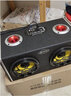 顽克 车载音响蓝牙低音炮 汽车音箱 12V24V专用 电脑音响台式 带无线话筒k歌唱歌220V家用 5寸[支持12V/24V/220V] 标准版 实拍图