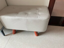 赛杉 沙发凳家用现代换鞋凳长条休闲皮凳小凳子木质矮凳客厅小板凳 普通款60CM米白色 实拍图
