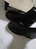 DAPHNE达芙妮短靴女秋冬棉靴新款女靴冬季加绒保暖冬款靴子百搭法式瘦瘦靴 黑色 加绒 跟高3.5cm 37 (235mm) 实拍图