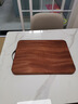 森木象 进口乌檀木菜板砧板整木实木家用切菜板案板菜墩擀面板案墩刀板 整木40×30×3cm（三口之家） 实拍图
