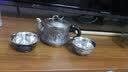 银斯妮（yinsini） 陶瓷茶杯999纯银茶杯70毫升主人杯单杯功夫茶手工银 蓝 7cmX3.5cm70ml1只 实拍图
