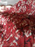 西子美丽心情夏季新款女装裙子修身五分袖雪纺连衣裙波西米亚长裙海边度假沙滩裙 红色XZ18D258 L 晒单实拍图