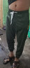 爵少（2件装）冰丝裤子男夏薄宽松休闲运动工作裤速干哈伦束脚九分裤 两件装 军绿色+黑色 XL 105-125斤 实拍图