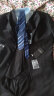 传棨 西装男修身商务休闲正装职业装上班外套西服男新浪伴郎结婚礼服 双扣黑色【西装+西裤】 （48）175/88A 实拍图
