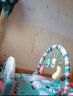 贝恩施婴儿玩具0-1岁宝宝多功能脚踏钢琴健身架带灯光早教音乐摇铃配件安抚玩具YZ35绿 实拍图
