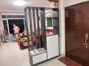 魅克世 玄关柜进门隔断鞋柜现代简约门厅间厅柜客厅装饰餐厅屏风置物架 深灰配白色挂衣架左边 长度120厘米 实拍图