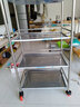 欧太力（OUTILI）2英寸重型橡胶万向轮家具轮 工业轮推车机柜万向轮10MM螺丝轮脚轮 *2寸工业螺 不刹 红 实拍图