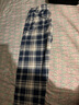 顶瓜瓜纯棉睡裤男薄款中青年棉质格子家居裤可外出 宝蓝方格  男 新疆纯棉 薄 2XL 实拍图