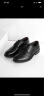 奥康（Aokang）商务男士皮鞋男布洛克男鞋系带低帮鞋193211020 黑色42码 实拍图