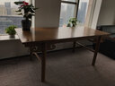 贡艺名居红木家具非洲鸡翅木（学名：非洲崖豆木）实木书房画案书桌 办公桌 中式仿古书法桌 实拍图