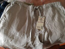 MUJI MUJI 男式 亚麻 裤子 原色 XL 实拍图